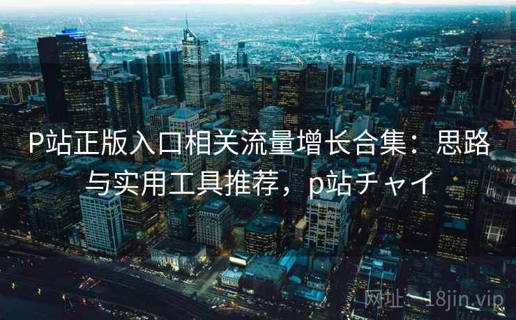 P站正版入口相关流量增长合集：思路与实用工具推荐，p站チャイ