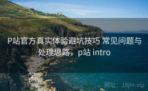 P站官方真实体验避坑技巧 常见问题与处理思路，p站 intro