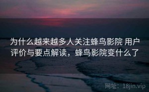 为什么越来越多人关注蜂鸟影院 用户评价与要点解读，蜂鸟影院变什么了