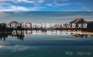 从用户视角看柚子影视隐私设置 关键点与注意事项，柚子影视安全吗
