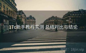 17c新手教程实测 总结对比与结论