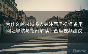 为什么越来越多人关注西瓜视频 备用网址导航与指南解读，西瓜视频建议