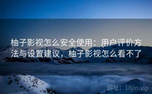 柚子影视怎么安全使用：用户评价方法与设置建议，柚子影视怎么看不了