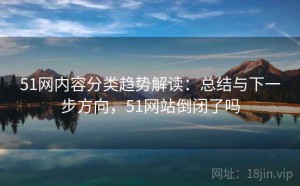 51网内容分类趋势解读：总结与下一步方向，51网站倒闭了吗