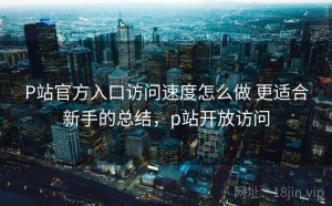 P站官方入口访问速度怎么做 更适合新手的总结，p站开放访问