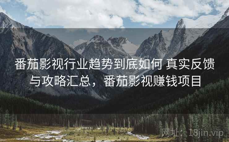 番茄影视行业趋势到底如何 真实反馈与攻略汇总，番茄影视赚钱项目