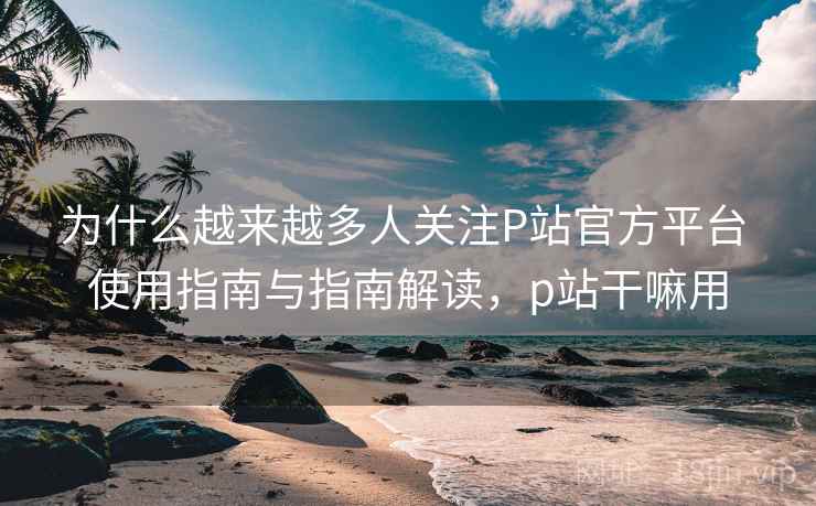 为什么越来越多人关注P站官方平台 使用指南与指南解读，p站干嘛用