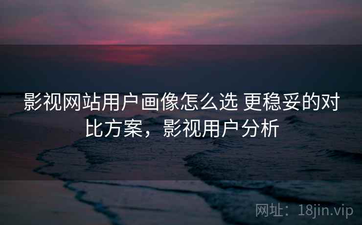 影视网站用户画像怎么选 更稳妥的对比方案,影视用户分析 影视网站用户画像怎么选 更稳妥的对比方案,影视用户分析