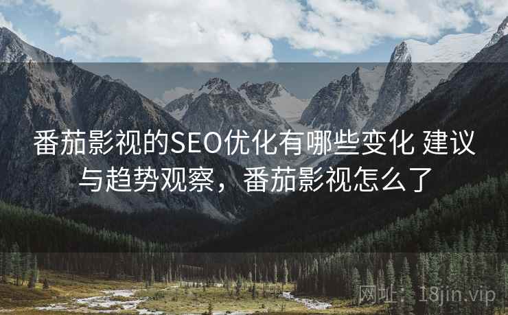 番茄影视的SEO优化有哪些变化 建议与趋势观察，番茄影视怎么了