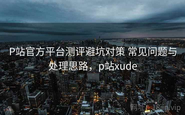 P站官方平台测评避坑对策 常见问题与处理思路，p站xude